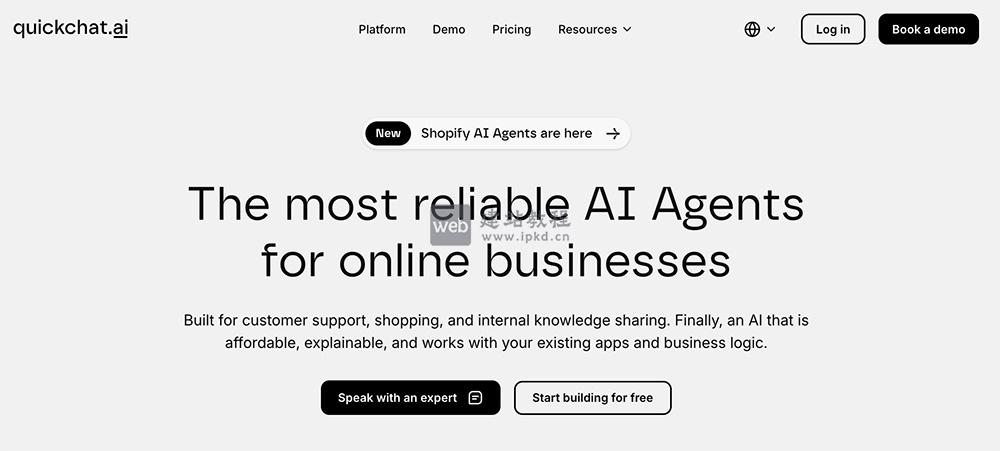 Quickchat AI:一款面向企业的多语言对话式AI平台