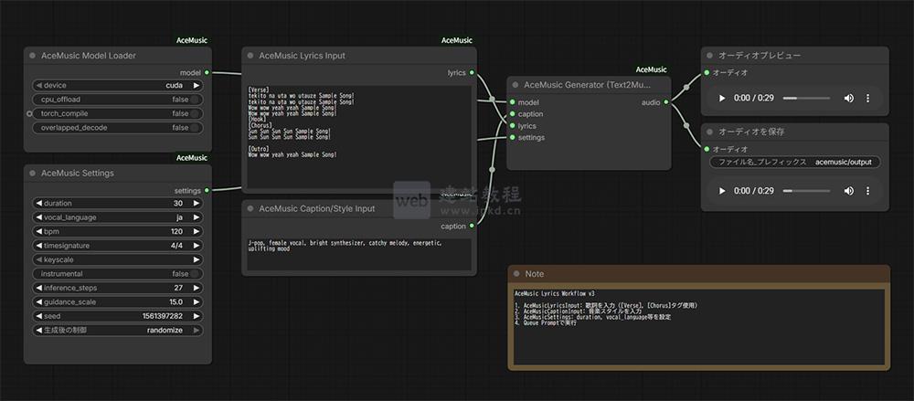 ComfyUI-AceMusic模型安装入口,打造ComfyUI专业音乐生成自定义节点