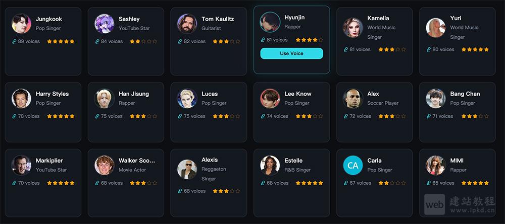 cvoice.ai官网 - 角色化文本转语音平台,角色语音库超20263种